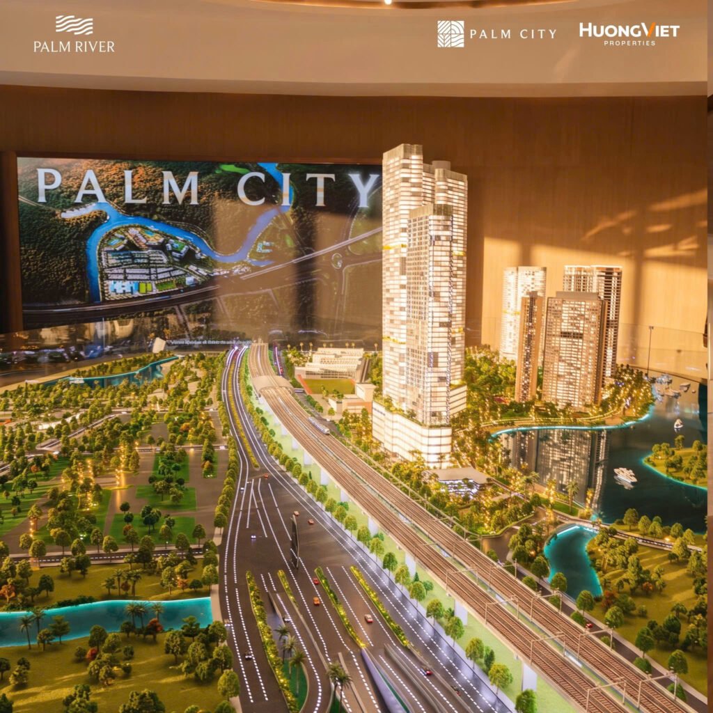 Hình ảnh dự án Palm River, căn hộ ven sông Palm City Nam Rạch Chiếc